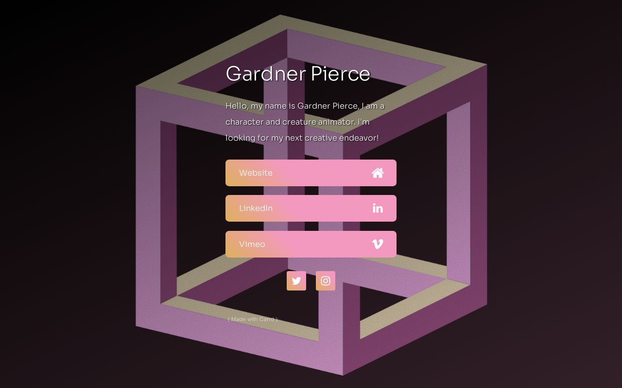 Carrd profile picture for @gar